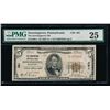 Image 1 : 1929 $5 Downingtown National Bank Note PMG 25