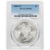 Image 1 : 1884-CC $1 Morgan Silver Dollar Coin PCGS MS66