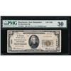 Image 1 : 1929 $20 Manchester National Bank Note PMG 30