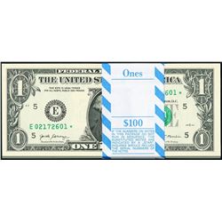 Pack of (100) Consecutive 2017 $1 Federal Reserve STAR Notes Richmond