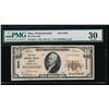 Image 1 : 1929 $20 Oley National Bank Note PMG 30
