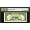 Image 2 : 1953A $5 Silver Certificate STAR Note PMG 64EPQ