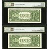 Image 2 : 2017 $1 Quad Radar and Repeater Federal Reserve Notes PMG 67EPQ