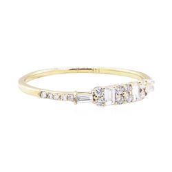 0.46 ctw Diamond Ring - 14KT Yellow Gold