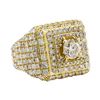 Image 1 : 7.08 ctw Diamond Ring - 10KT Yellow Gold