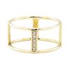 Image 2 : 0.10 ctw Diamond Ring - 14KT Yellow Gold