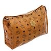 Image 3 : MCM Cognac Visetos Coated Canvas Pouch Bag