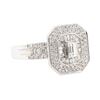 Image 1 : 1.04 ctw Diamond Ring - 18KT White Gold