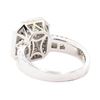 Image 3 : 1.04 ctw Diamond Ring - 18KT White Gold