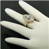 Image 3 : 14k Two Tone Gold .55 ctw European Diamond Solitaire Ring