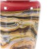 Image 2 : Small Ruby Strata Traditional Urn by GartnerBlade Glass