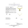 Image 3 : 0.08 ctw Diamond and Pearl Pendant & Chain - 18KT Yellow Gold