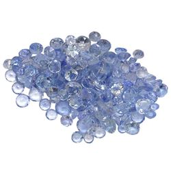 8.74 ctw Round Mixed Tanzanite Parcel