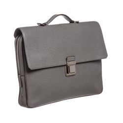 Louis Vuitton Gray Taiga Leather Vassili GM Briefcase Bag