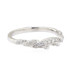 0.16 ctw Diamond Ring - 14KT White Gold