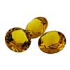 Image 1 : 13.65 ctw.Natural Round Cut Citrine Quartz Parcel of Three