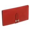 Image 2 : Hermes Red Box Leather Bearn Wallet