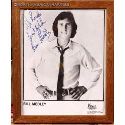 Bill Medley, Signed and Framed, B&W Photo #841591