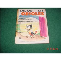 Yearbook, Baltimore Orioles Official , 1954 #841594