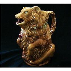 Majolica Bear Pitcher  #853374