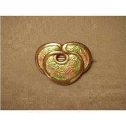 Brooch Sterling & Enamel signed  C. H - Charles #861639