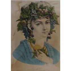 Currier & Ives Autumn Lithograph Print #861664