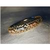 Image 1 : Estate 14K Tri-Color Solid Gold Panther Bangle  #861978