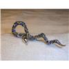Image 1 : Rare 14K WG Gold Sapphire Diamond Snake Brooch #862057