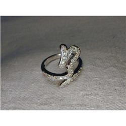 Beautiful Estate 14K WG Gold Diamond Ring #862059