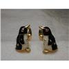 Image 1 : Authentic 18K YG Hidalgo Penguin Ruby Cufflinks #862151