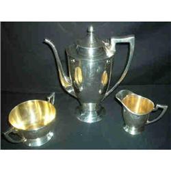 Arts and Crafts Coffee set. 3 pieces  #862485