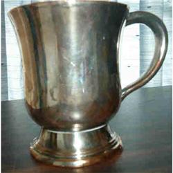 Sheffield Plate tankard. #862487