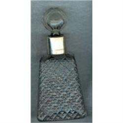 Sterling and Crystal Perfume Bottle. London1893 #862512