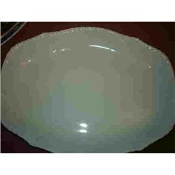 Ironstone Platter.English. White. #862516