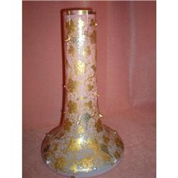 Art Glass. Opalescent. Art Nouveau Vase. #862527