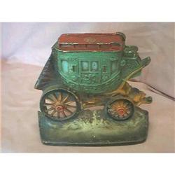 Cast Iron Stagecoach Door Stop #862602