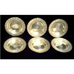 6 Gorham Coaster Set #862609