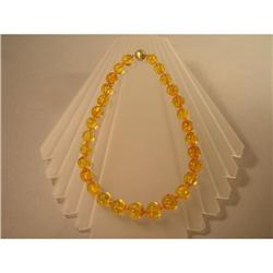 Necklace  Amber  with  Sterling  Magnet  Clasp #870564
