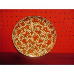 CHINESE EXPORT SACRED BIRD AND BUTTERFLY PLATE #870648