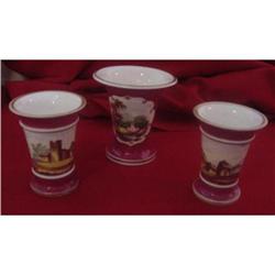 ENGLISH PORCELAIN Garniture Three Piece Set #870690