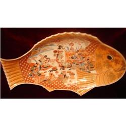 C. 1870 JAPANESE IMARI HUGE FISH PLATTER #870691