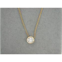  14K Gold Necklace DIAMOND .33 CTS!  SPARKLING #870900