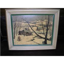 Winter Cottage Framed Print--Paul Sample--Ready #870930