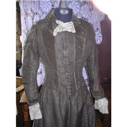 Vintage Silk Dress--Victorian 1880's--Must Have #870931