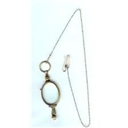 Lorgnette, Chain and Pin.English Folding #871400