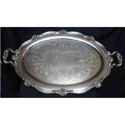 Tray. Silver plate. "Regent" Reed & Barton 1945 #871409
