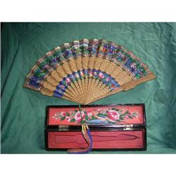   19th century Cantonese fan. #871417