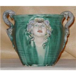 Green Vase with Art Nouveau Style Lovely #871613