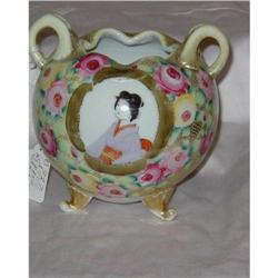 Lovely Nippon Geisha Floral Bowl #871617
