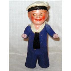 Old Composition windup  English Sailor Toy #871625